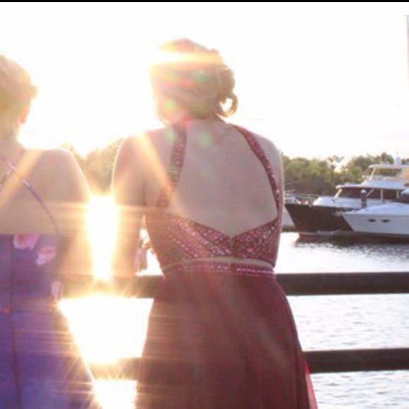 Two-Piece Sherri Hill Prom Dress - Picture 5 of 5